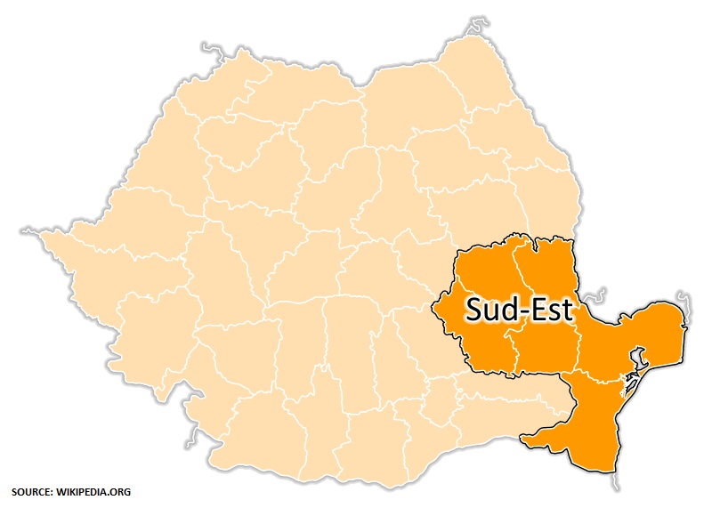Harta Sud-Est